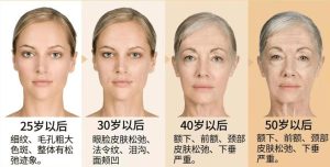 女性不同年龄段松弛特征